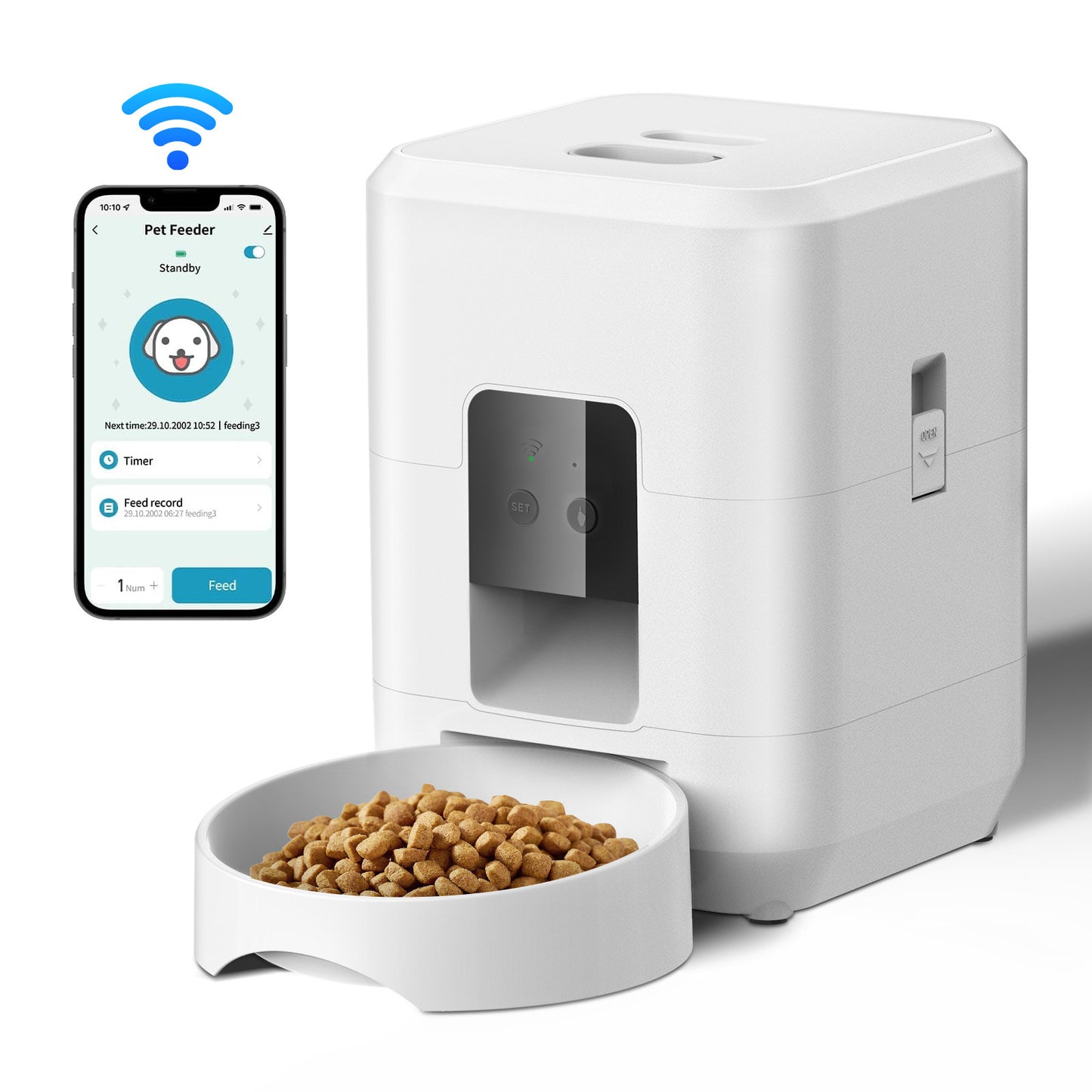 Smart Wi-Fi Pet Feeder