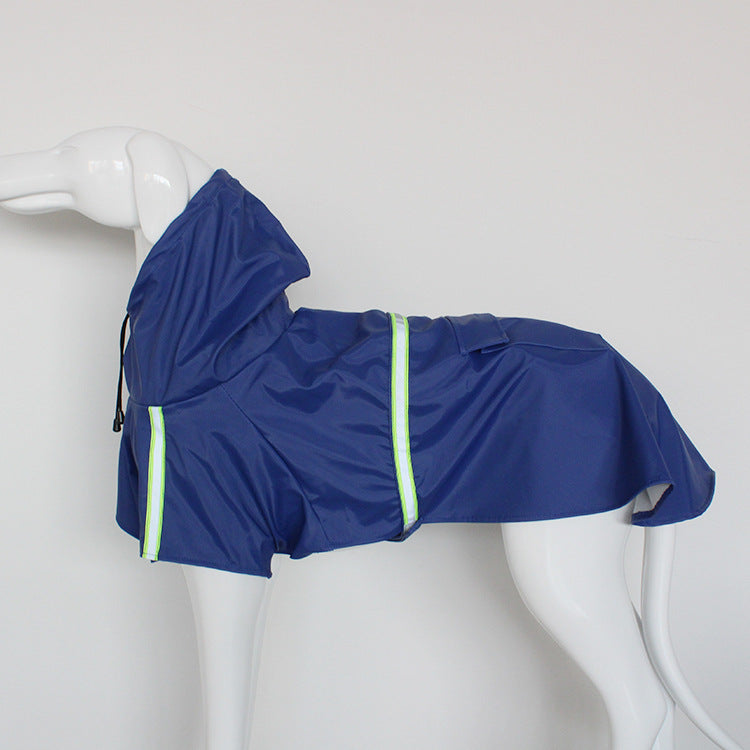 Cross-border Hooded Windproof Raincoats for Dogs