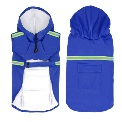 Cross-border Hooded Windproof Raincoats for Dogs