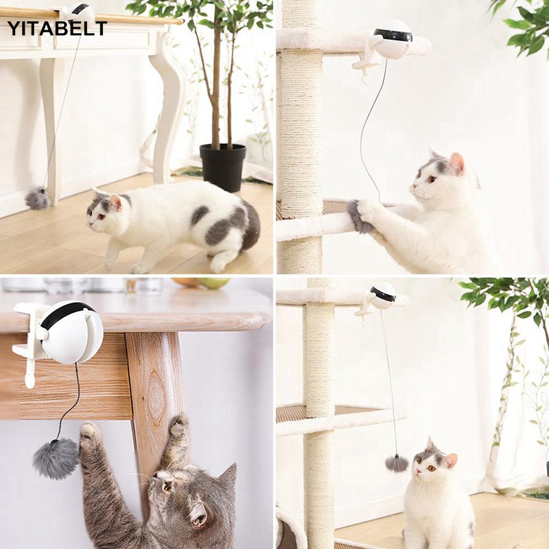 Funny Cat Electric Yo-Yo Lifting Ball Interactive Educational Toy