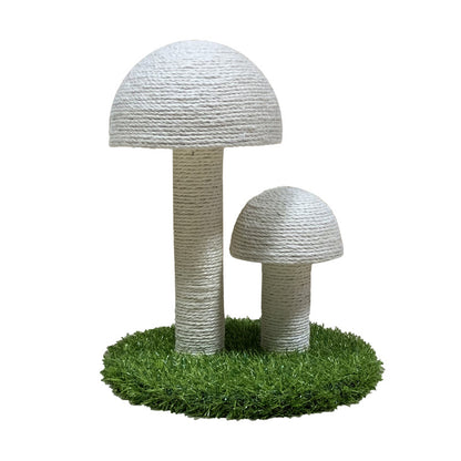 Cat climbing frame pet supplies Tongtianzhu mushroom cat scratching post round large pet wear-resistant cat toys wholesale
