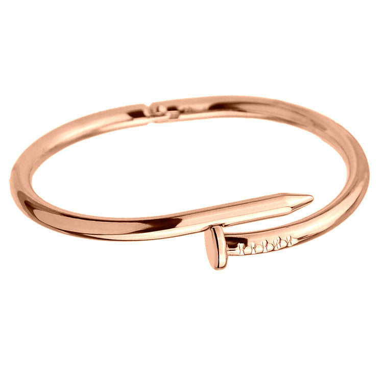 Fashion Nail Opening Couple Bracelet