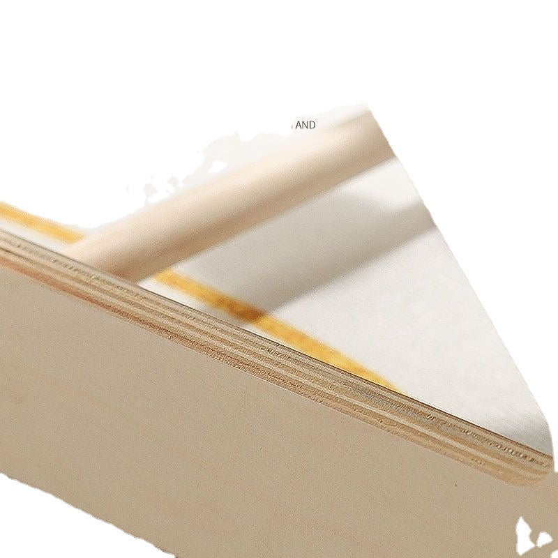 Cat Scratching Board Vertical Solid Wood Toy