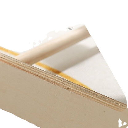 Cat Scratching Board Vertical Solid Wood Toy
