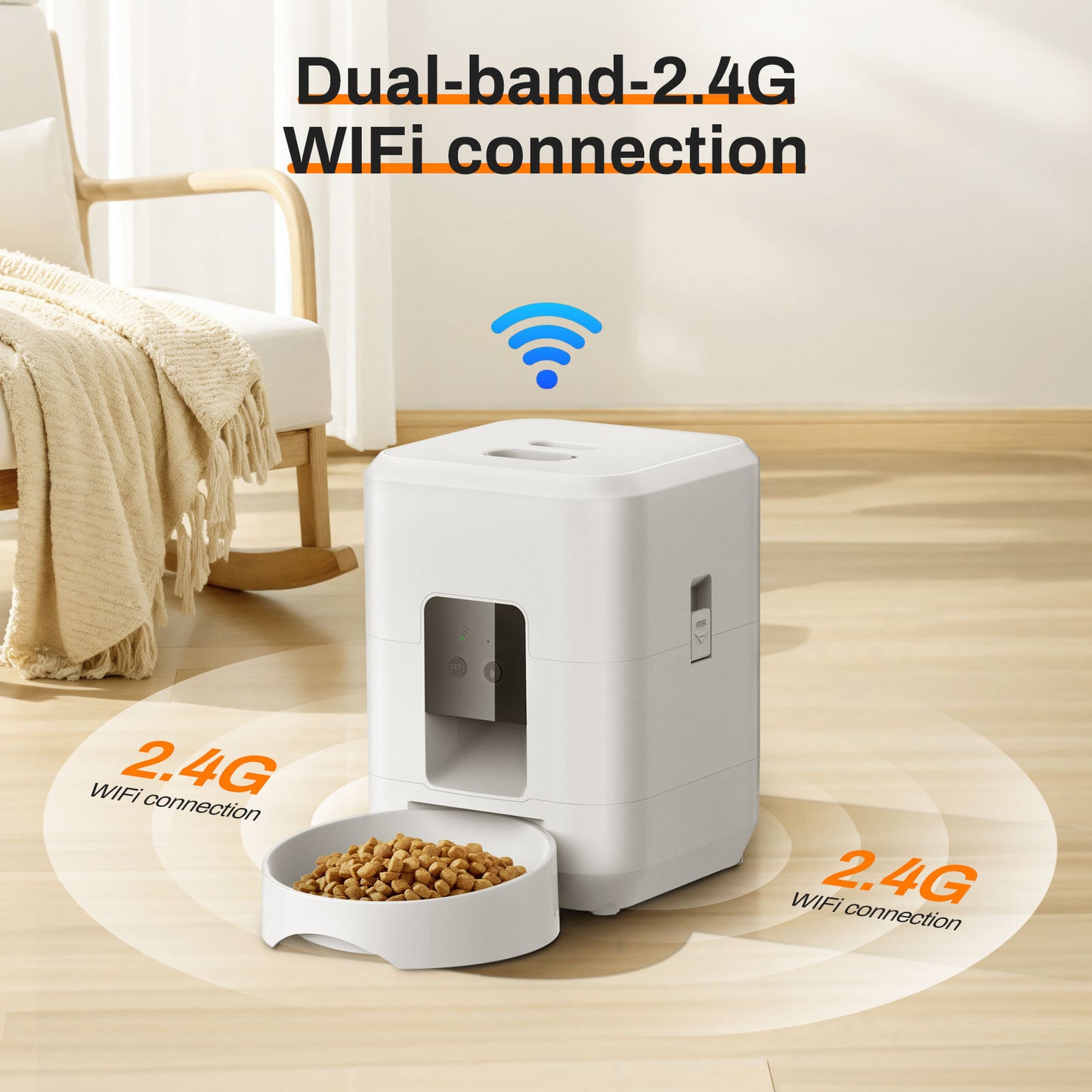 Smart Wi-Fi Pet Feeder
