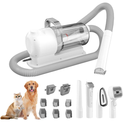 Pet Multi-Function Hair Trimmer Dog Vacuum Cleaner Set All-in-one Beauty Device