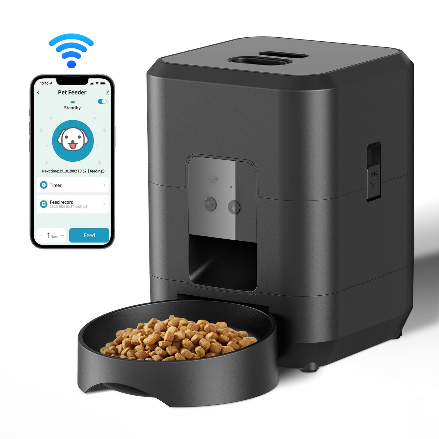 Smart Wi-Fi Pet Feeder